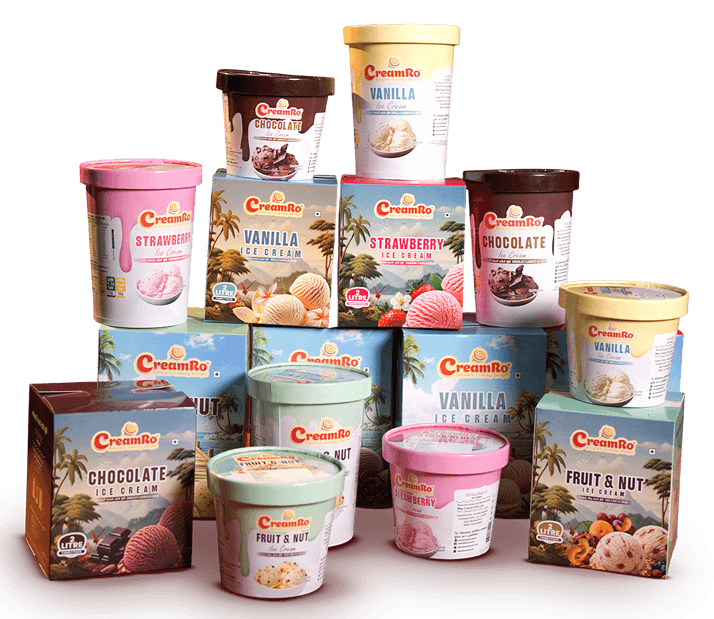 CreamRo ice cream product collection